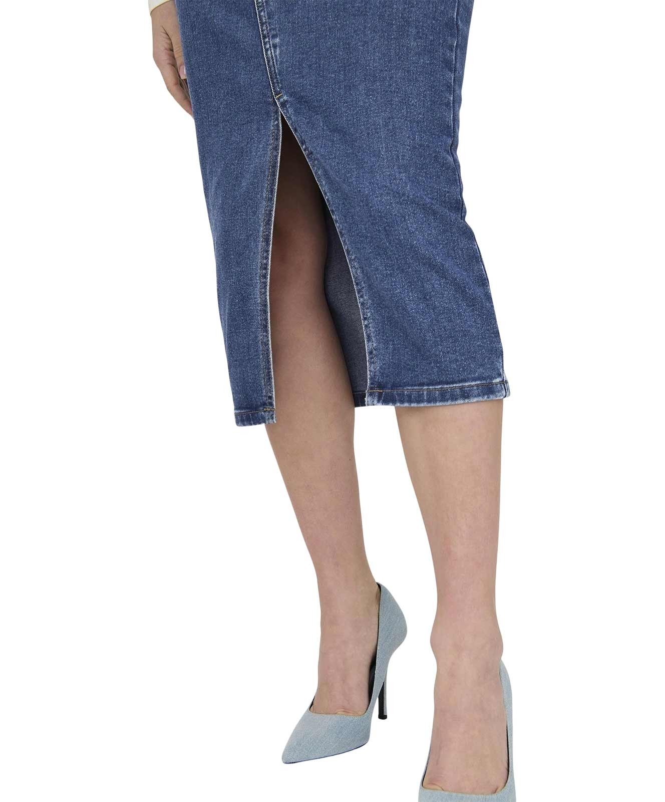 Damen Rock Siri von Only in Medium Blue