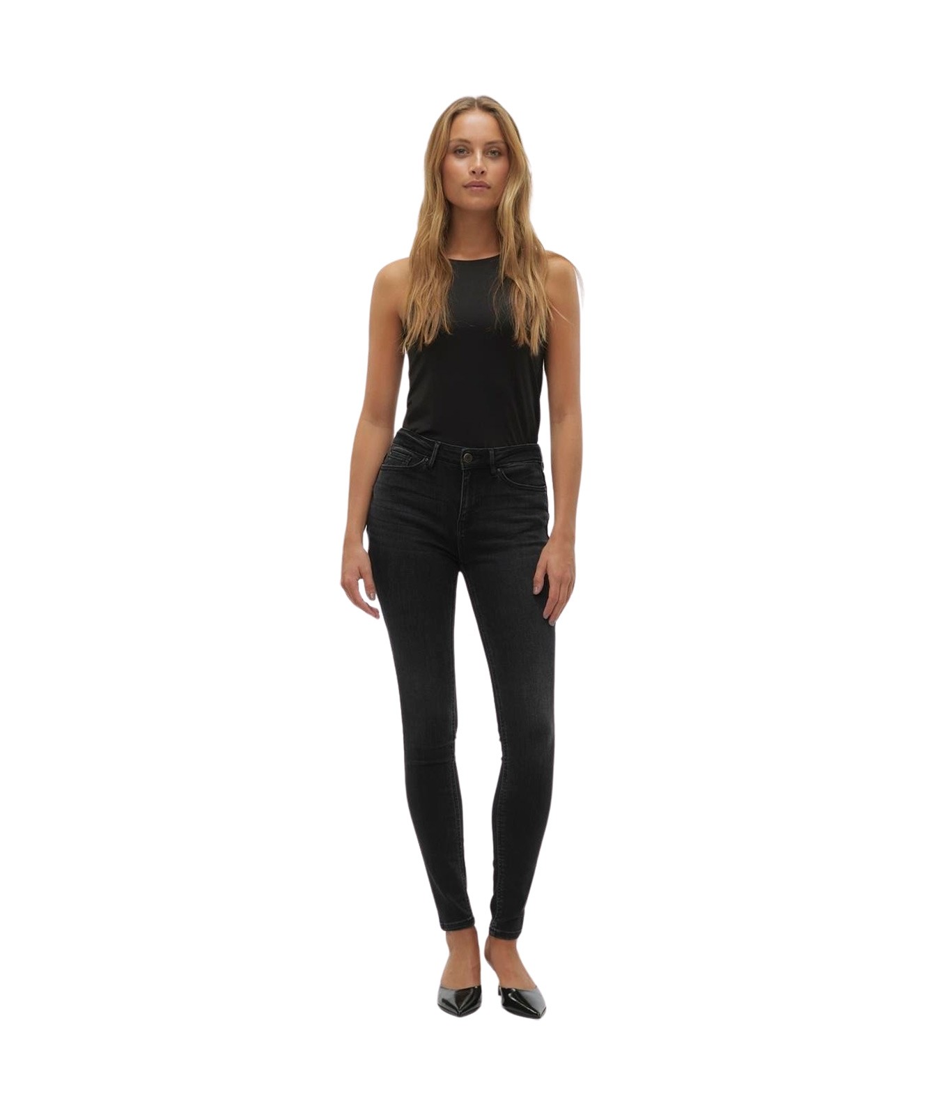 Damen Jeans Flash von Vero Moda in Black Denim
