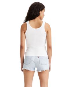 Levis Tank Top Rib mit U-Boot Ausschnitt in Weiß