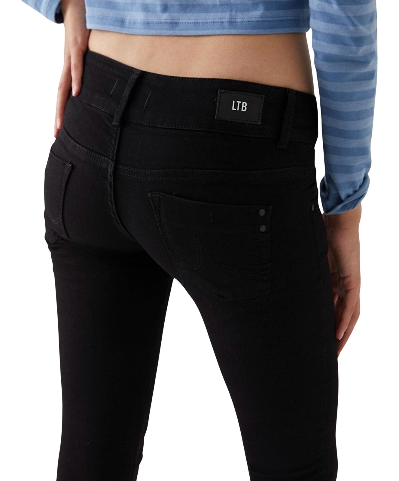 Damen Jeans Molly von LTB in Black to Black