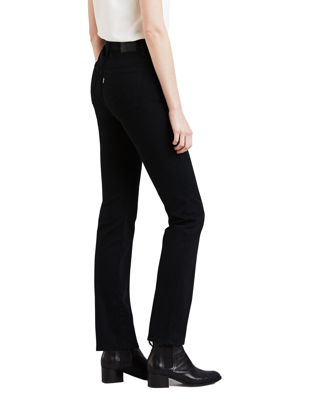 Damen Jeans 724 von Levis in Black Sheep