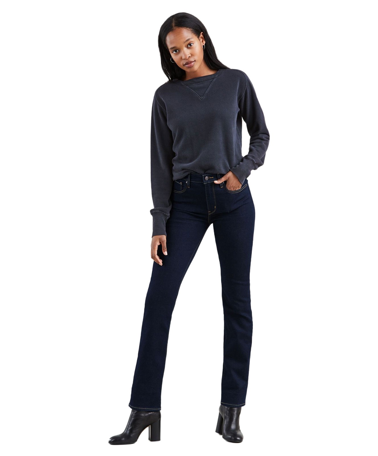 Damen Jeans 724 von Levis in To The Nine