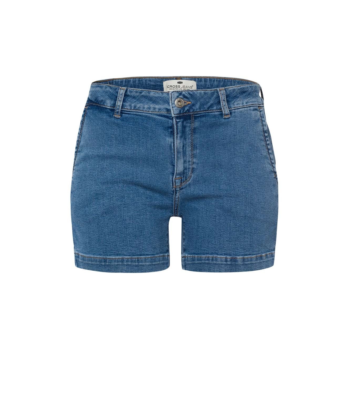 Damen Jeans Arya von Cross in Mid Blue