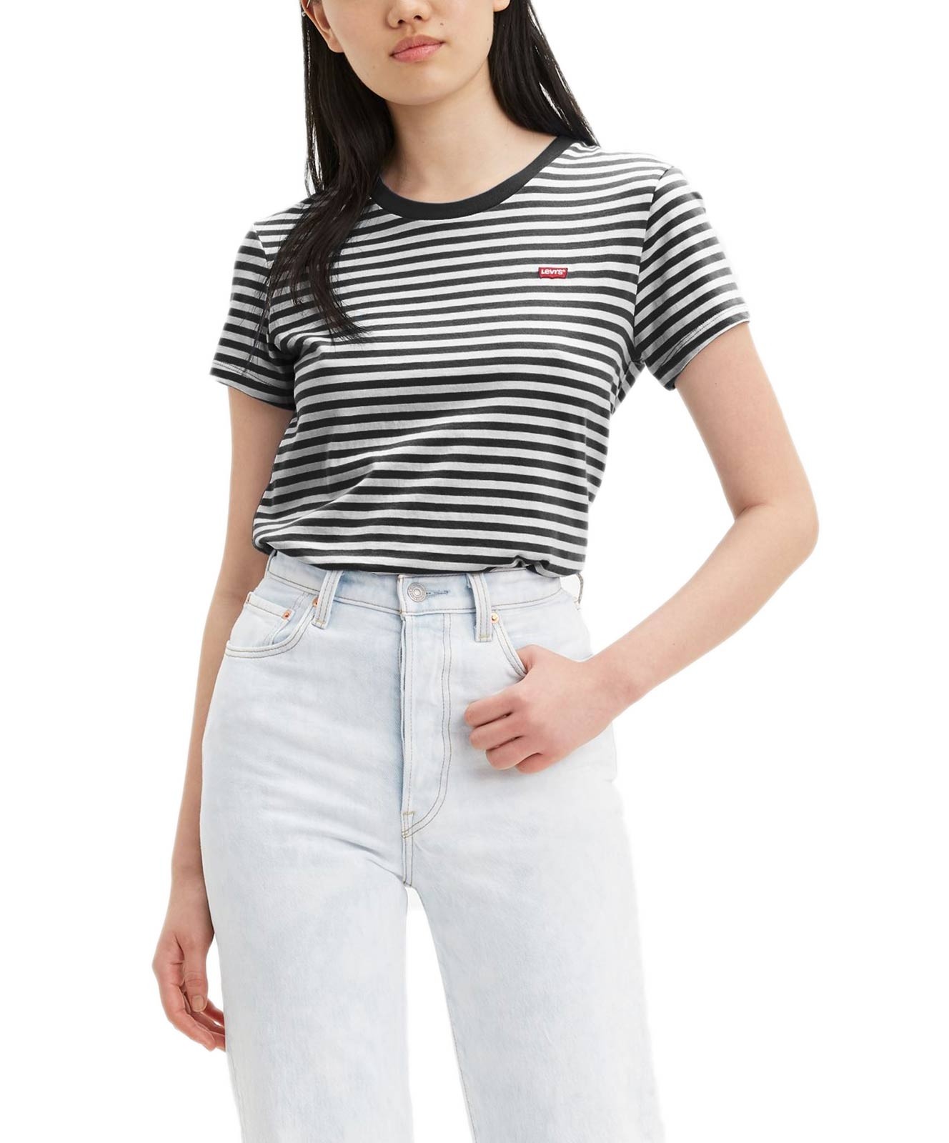 Damen Shirt Perfect Tee von Levis in Caviar