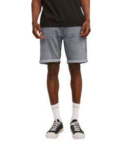 Jack & Jones Jeans Shorts Rick Icon in grauer Waschung