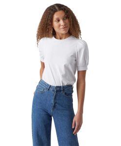 Vero Moda T-Shirt Kerry mit Rundhals in Weiß