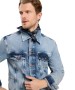 Herren Jacke Denim Jacket von Cross in Light Blue