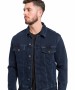 Herren Jacke Denim Jacket von Cross in Blue Black