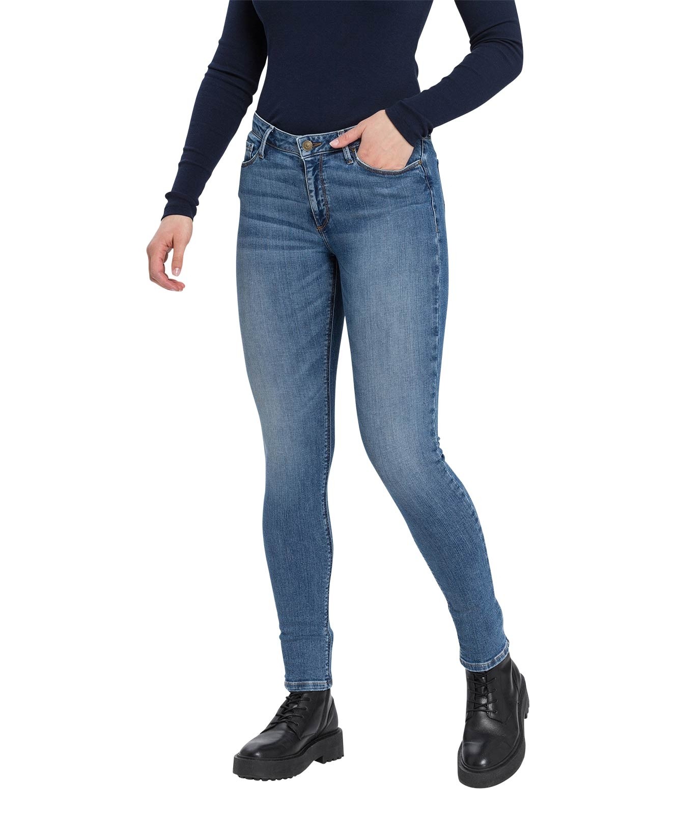 Damen Jeans Alan von Cross in Sky Blue Used