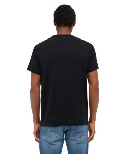 Mustang T-Shirt aus Baumwolle Allen C Basic in Schwarz