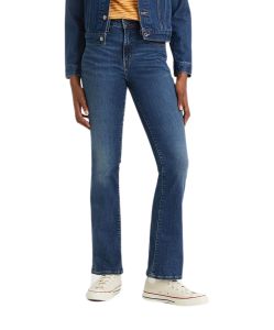 Levi's 725 Bootcut Jeans mit hohem Bund in Mittelblau