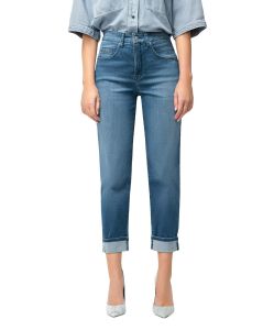 MAC Carol Sommerjeans mit Relaxed Fit in Blau