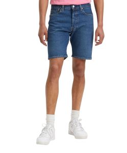 Levi's Jeans-Shorts Original 501 Hemmed in Mittelblau