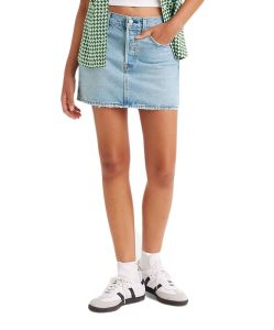 Levis Jeansrock Icon mit Destroyed Saum in Stonewash