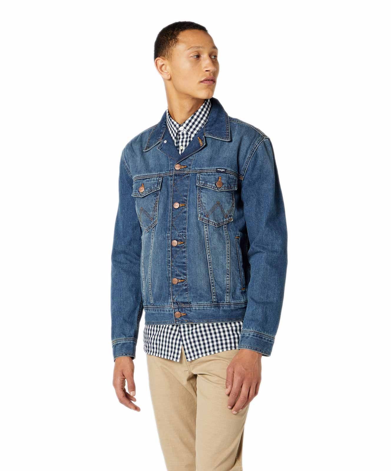 Herren Jacke Classic Jacket von Wrangler in Mid Stone