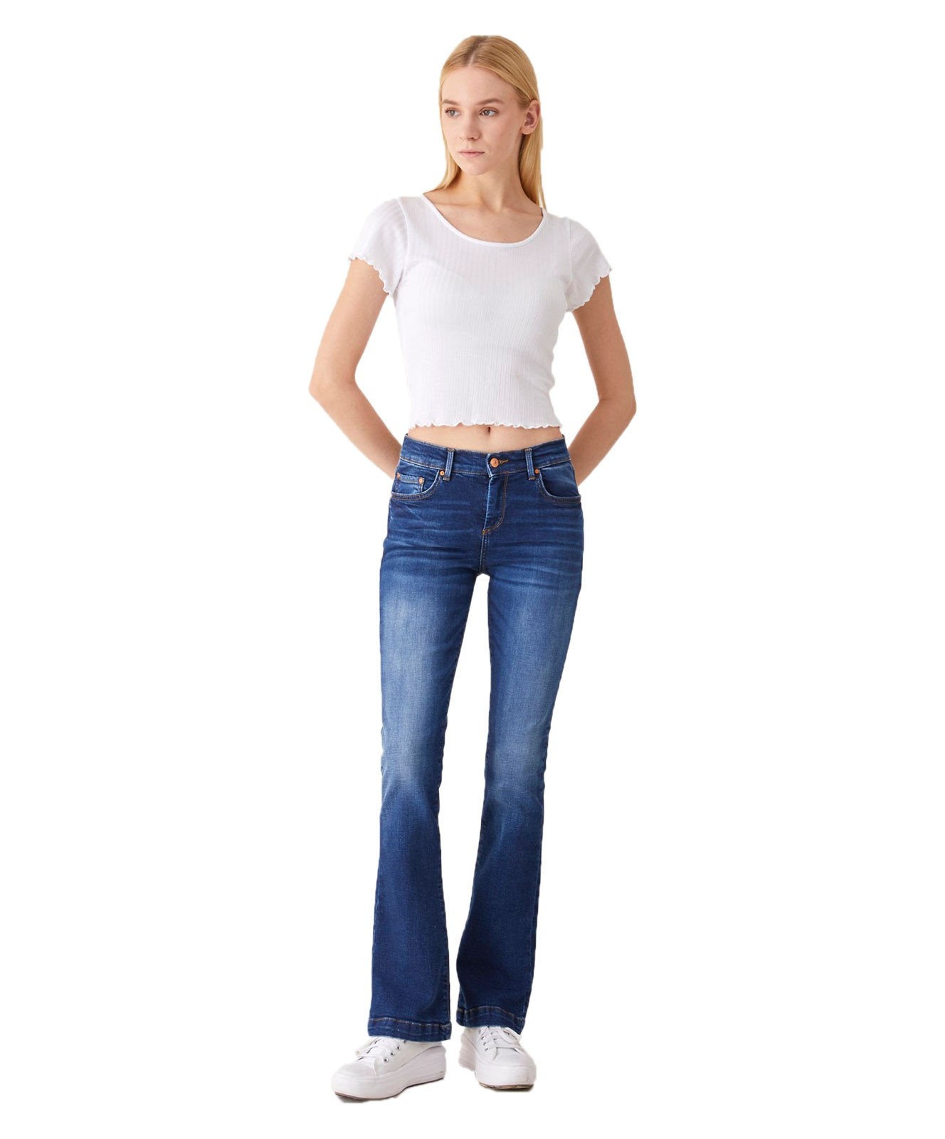 Damen Jeans Fallon von LTB in Morna Undamaged
