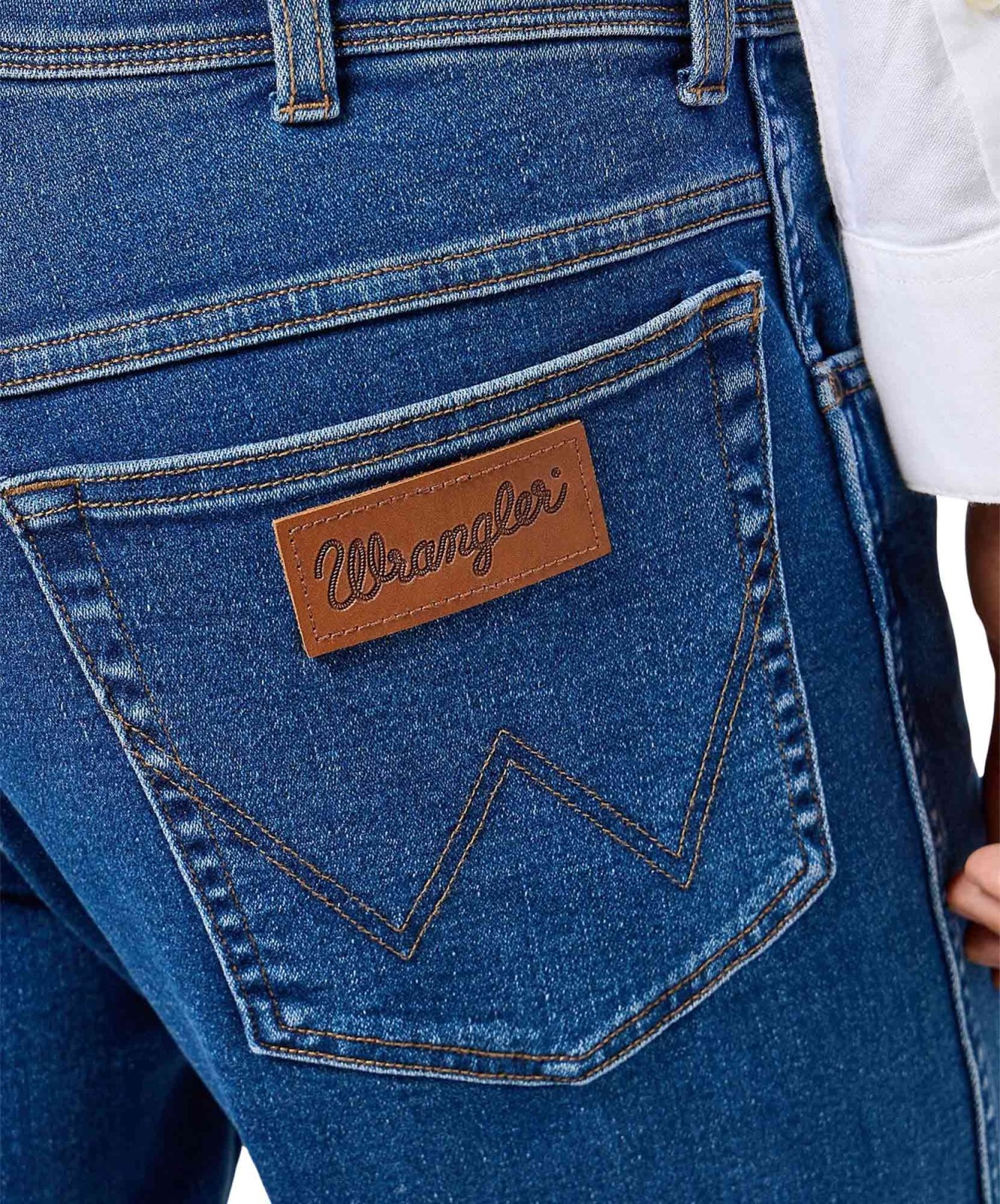 Herren Jeans Texas Stretch von Wrangler in Midnight Shadow