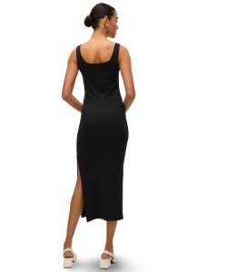 Vero Moda Maxikleid in Schwarz mit femininer Silhouette