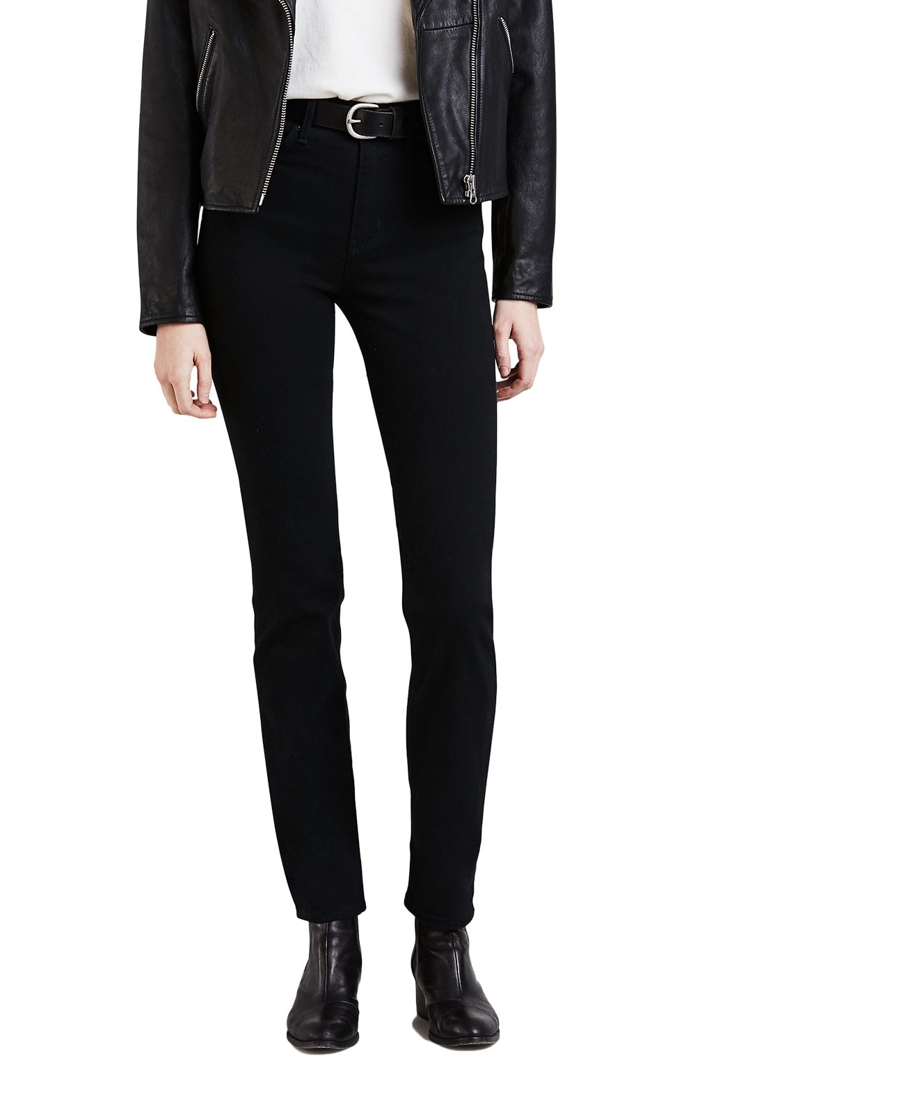 Damen Jeans 724 von Levis in Black Sheep