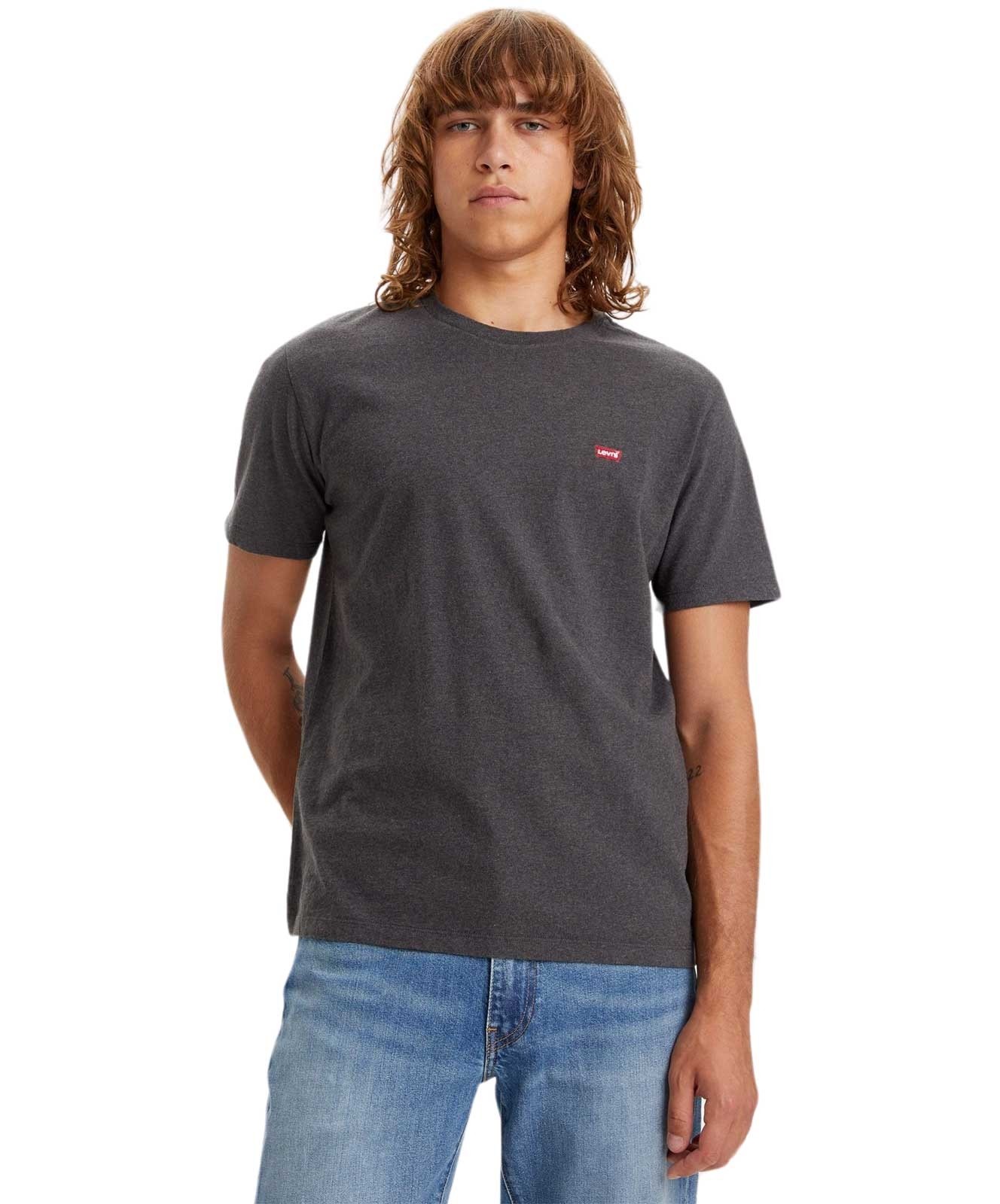 Herren Shirt Original Tee  von Levis in Dark Charcoal