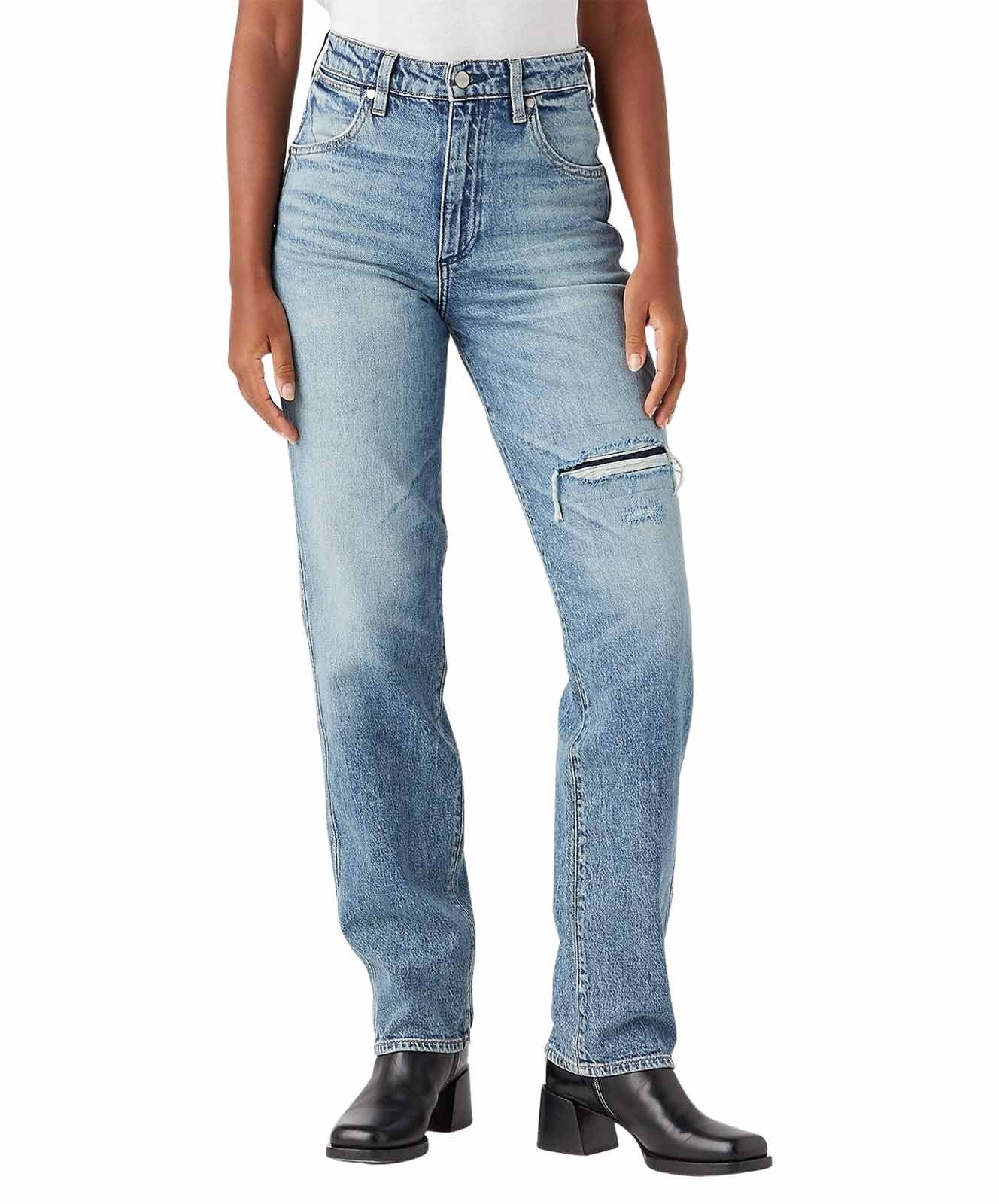 Damen Jeans Mom von Wrangler in Tainted Wash