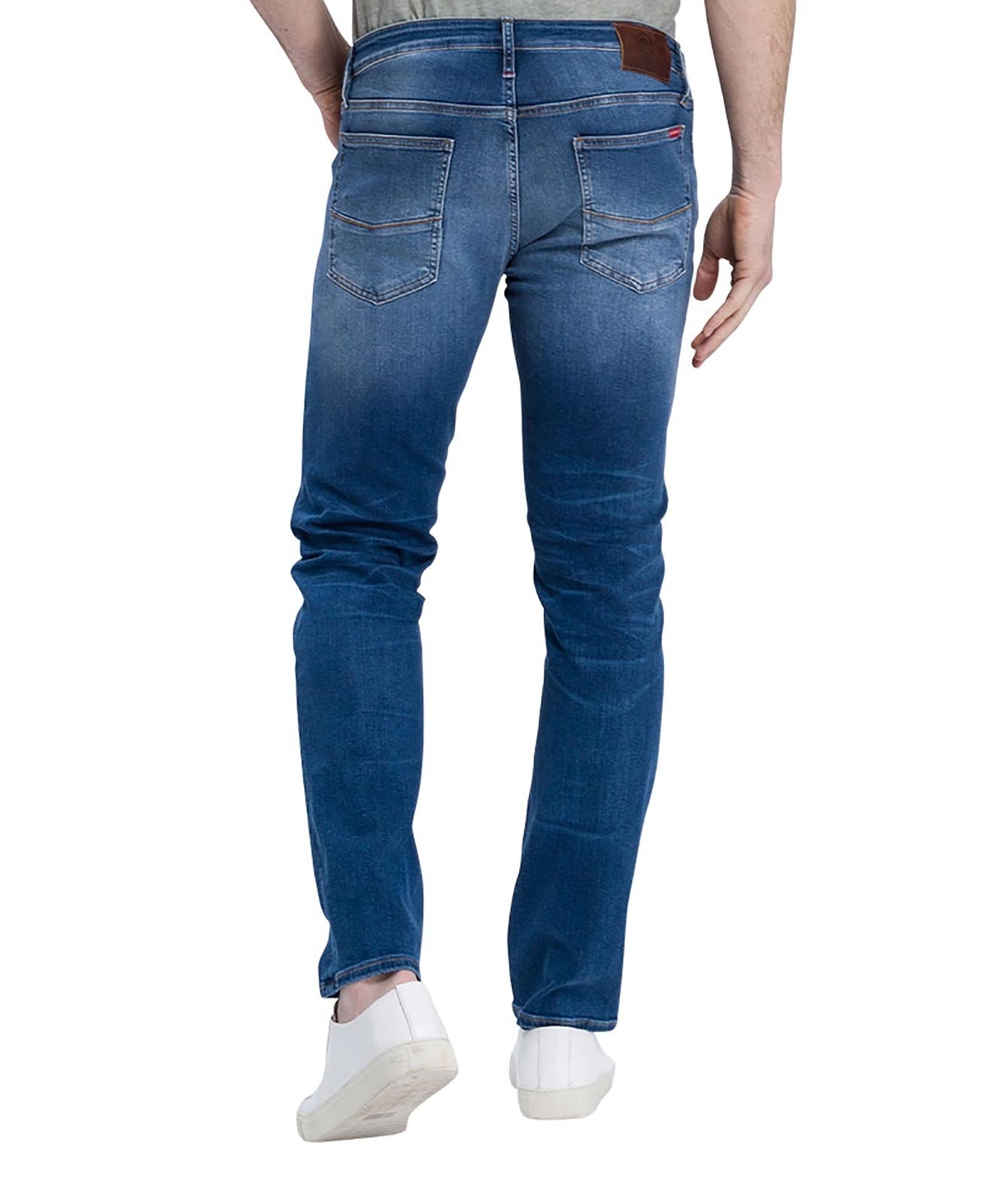 Herren Jeans Damien von Cross in Flex Mid Blue