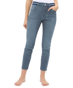 Angels Jeans Ankle Ornella Sporty in Blau mit Streifenmuster