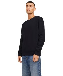 Jack & Jones Pullover aus Sweat-Material in Schwarz