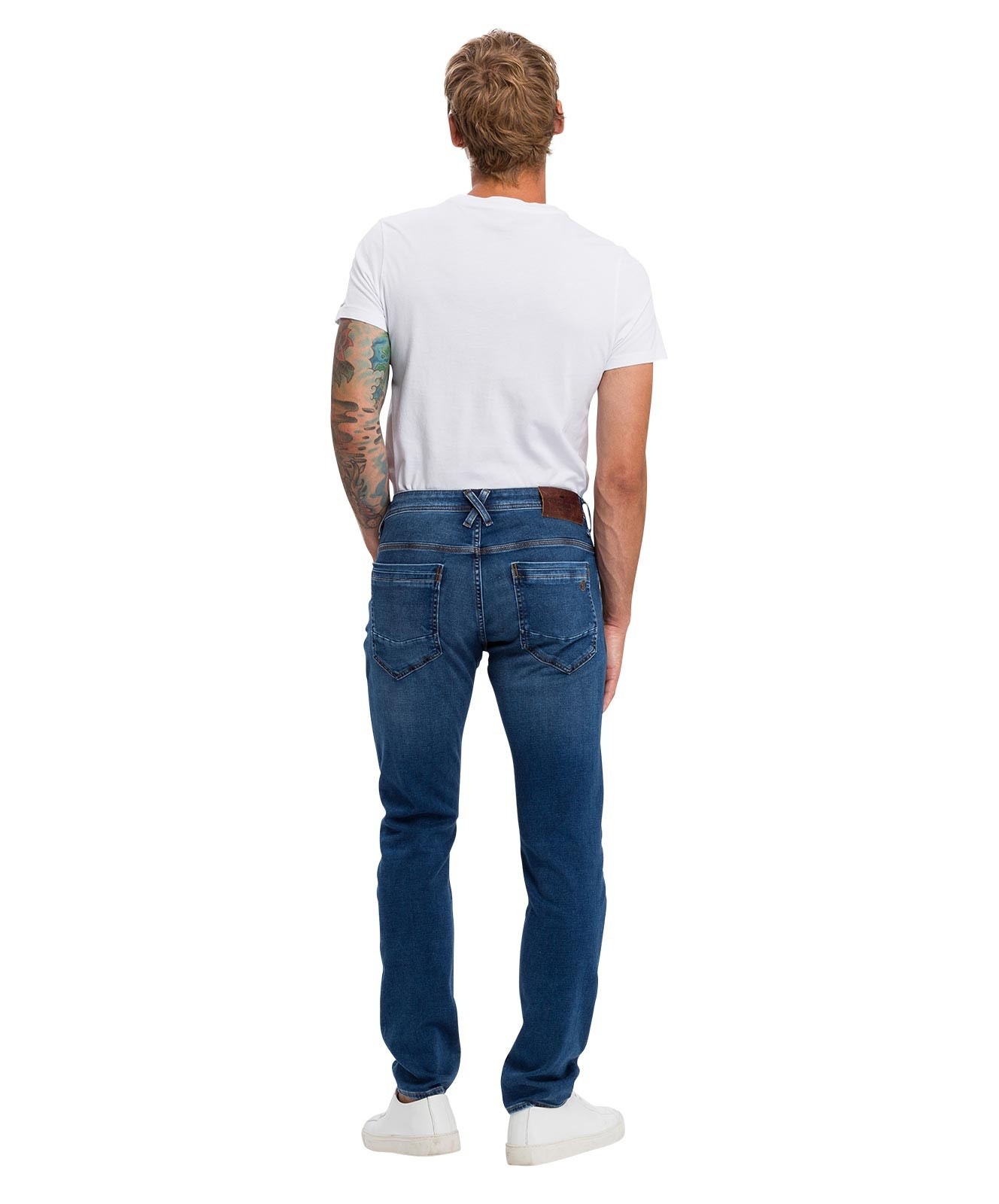 Herren Jeans Jimi von Cross in Mid Blue