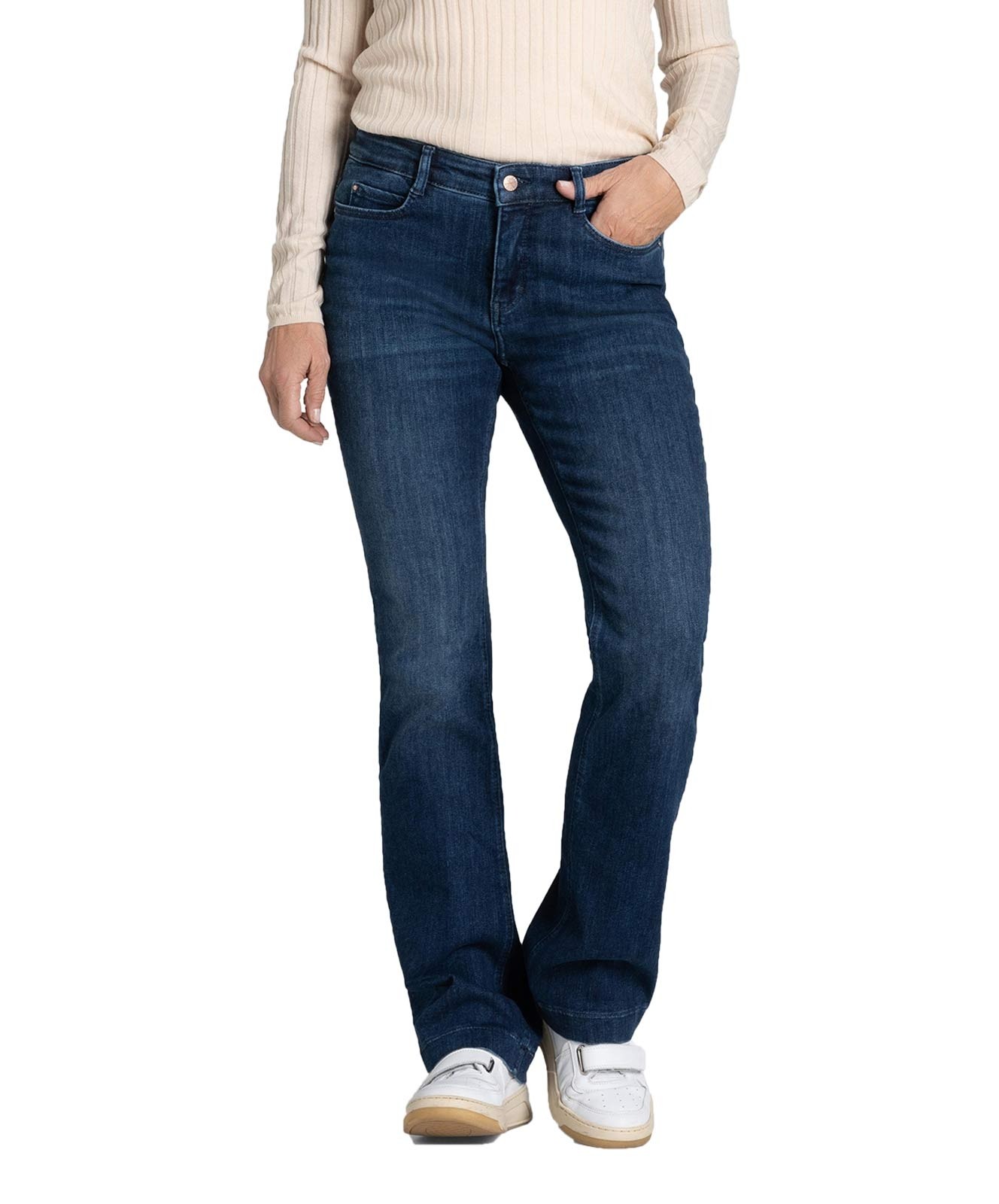 Damen Jeans Dream Boot Authentic von MAC in Cobalt Authentic Wash