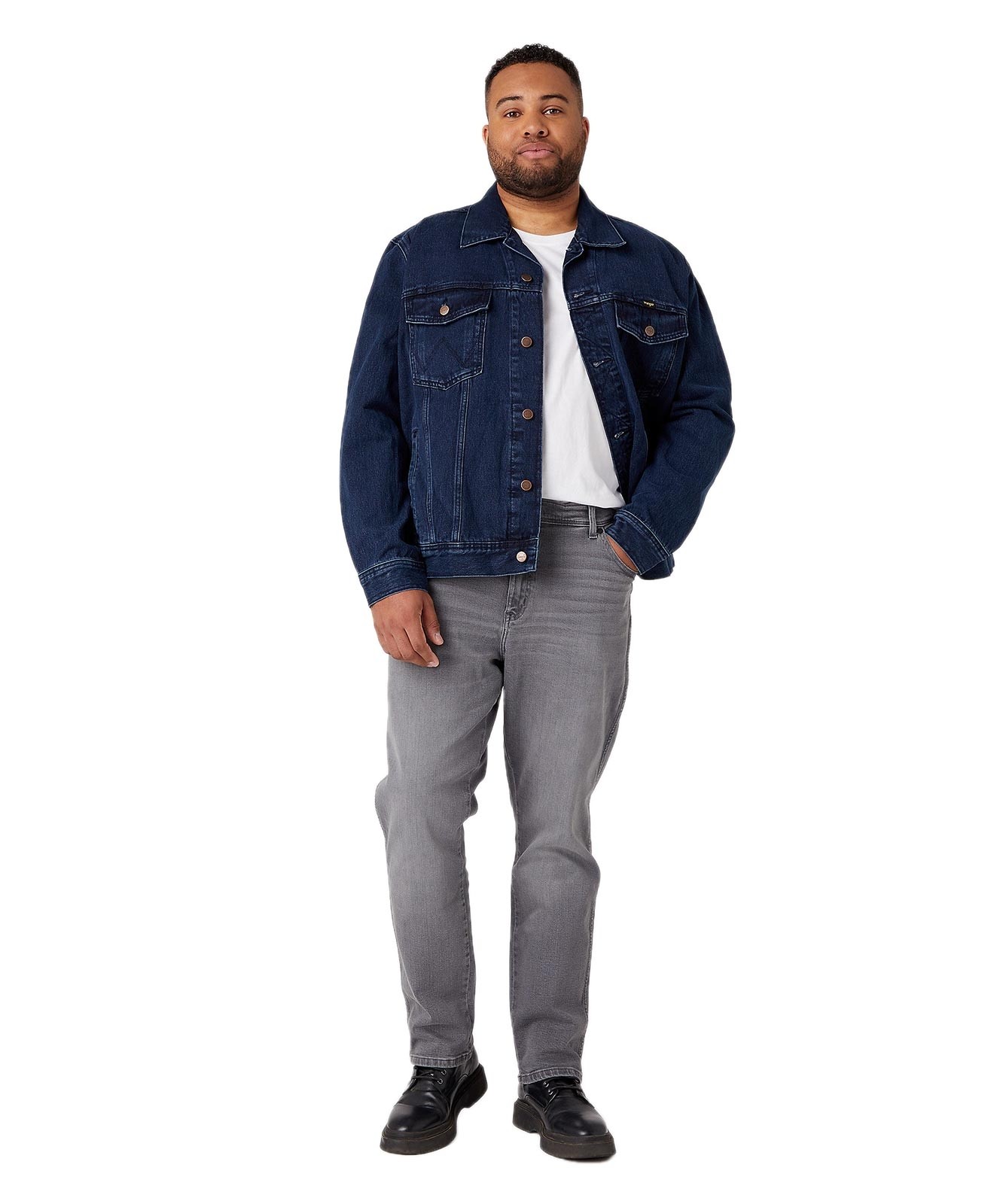 Herren Jacke Authentic Jacket von Wrangler in Blue Black