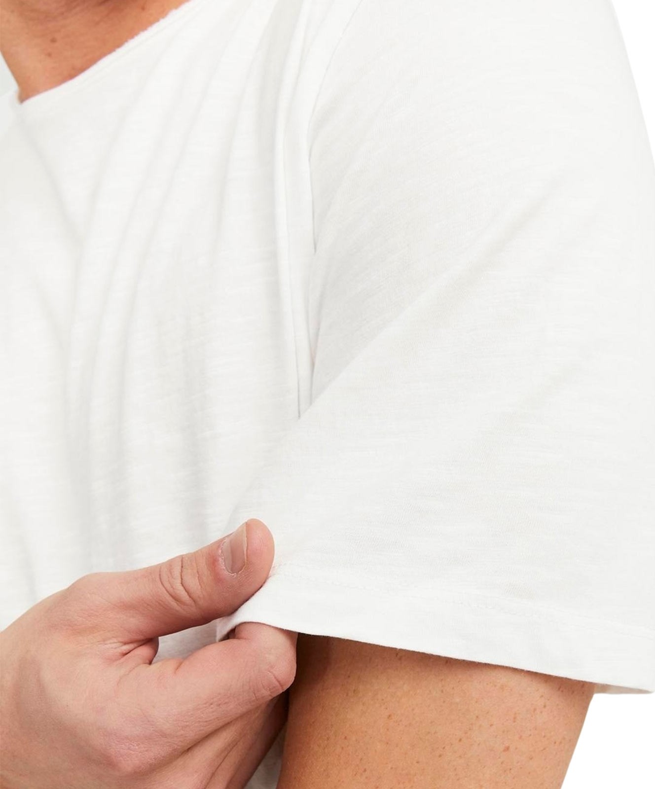 Herren Shirt Basher Tee von Jack & Jones in Cloud Dancer