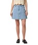 Damen Rock Abbi Shape von Pieces in Light Blue