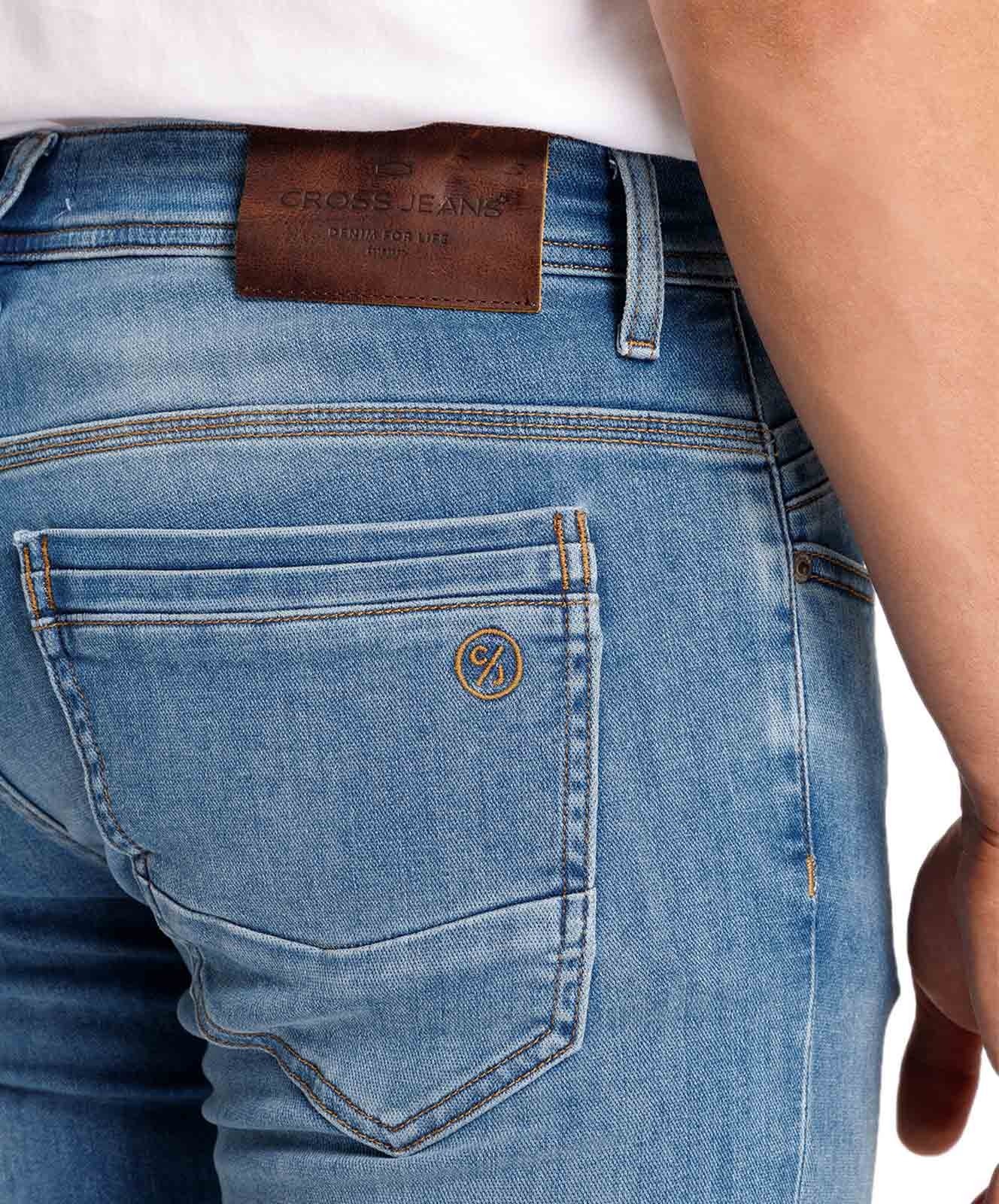 Herren Jeans Jimi von Cross in Dirty Blue