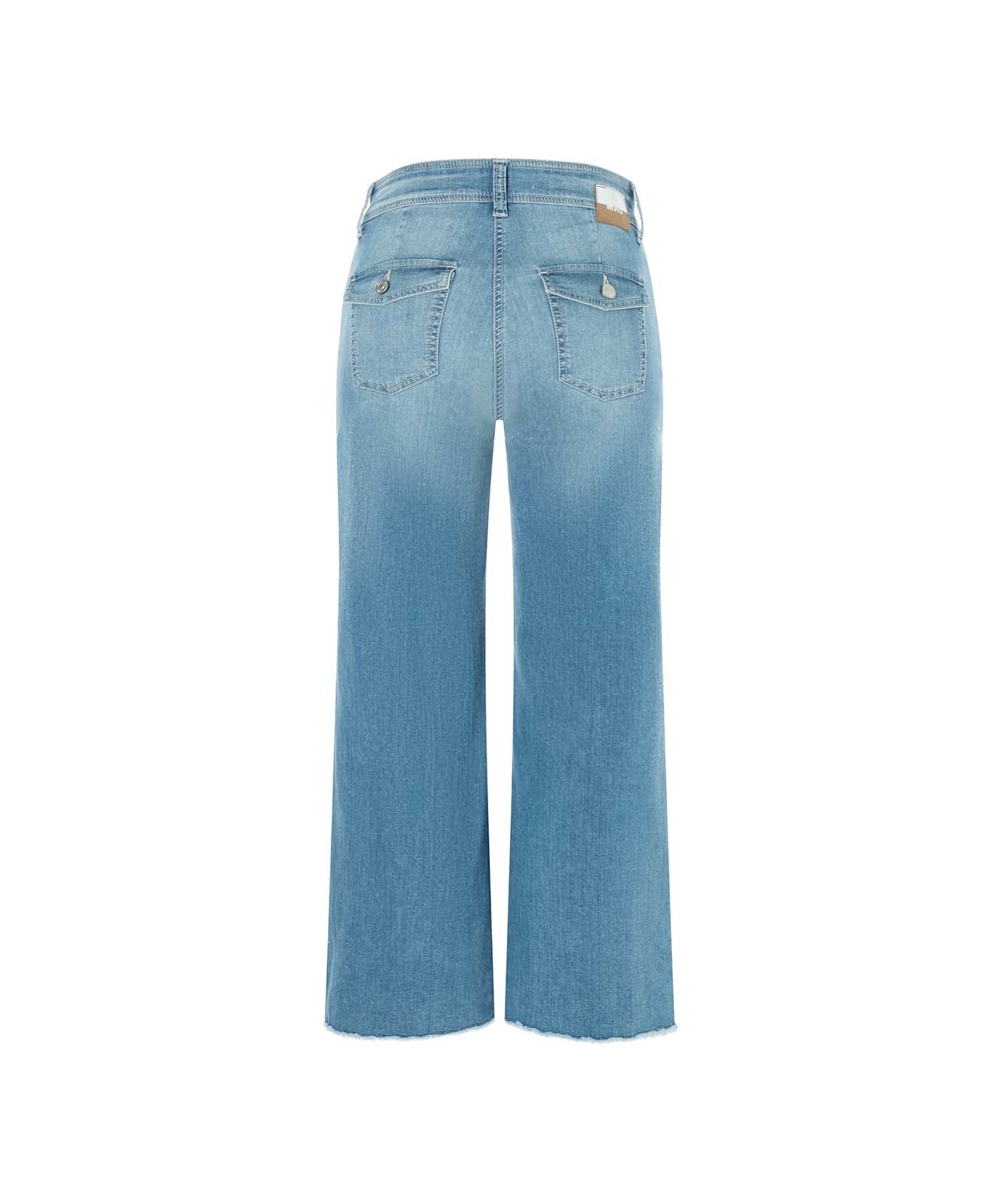 Damen Jeans Jamie von MAC in Blue High-Low Wash