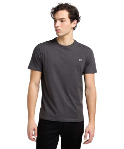 Lee T-Shirt Patch Logo Tee in Wasched Black