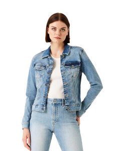 Garcia Damen Jeansjacke Sofia Slim in hellblauer Optik