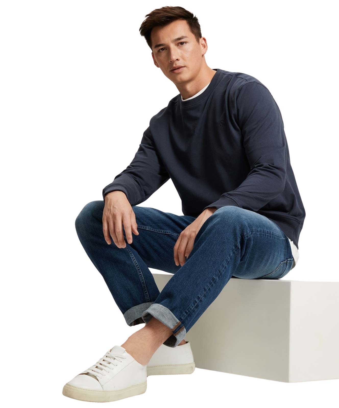 Herren Jeans Antonio von Cross in Dark Blue Mid