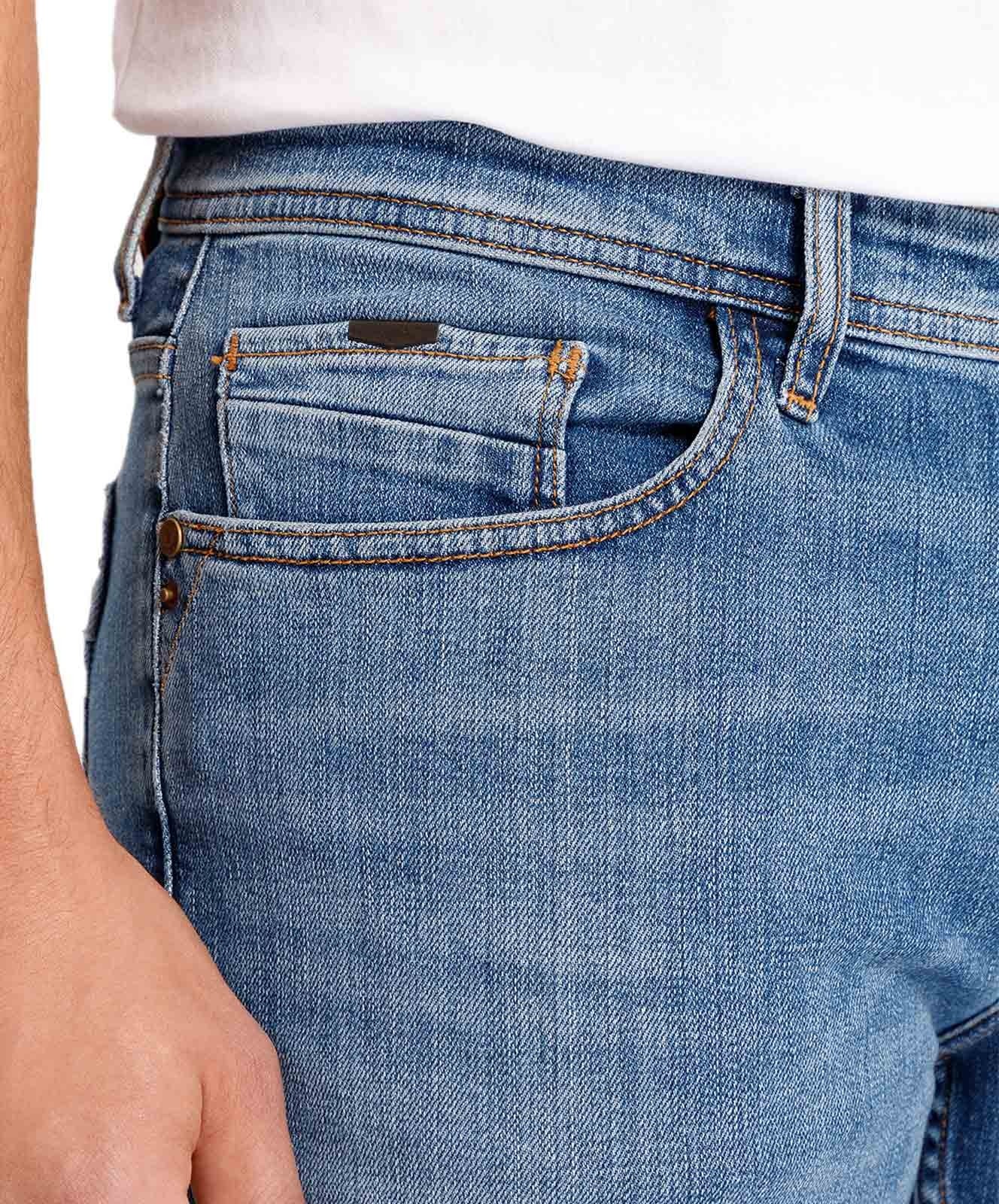 Herren Jeans Antonio von Cross in Mid Blue Washed