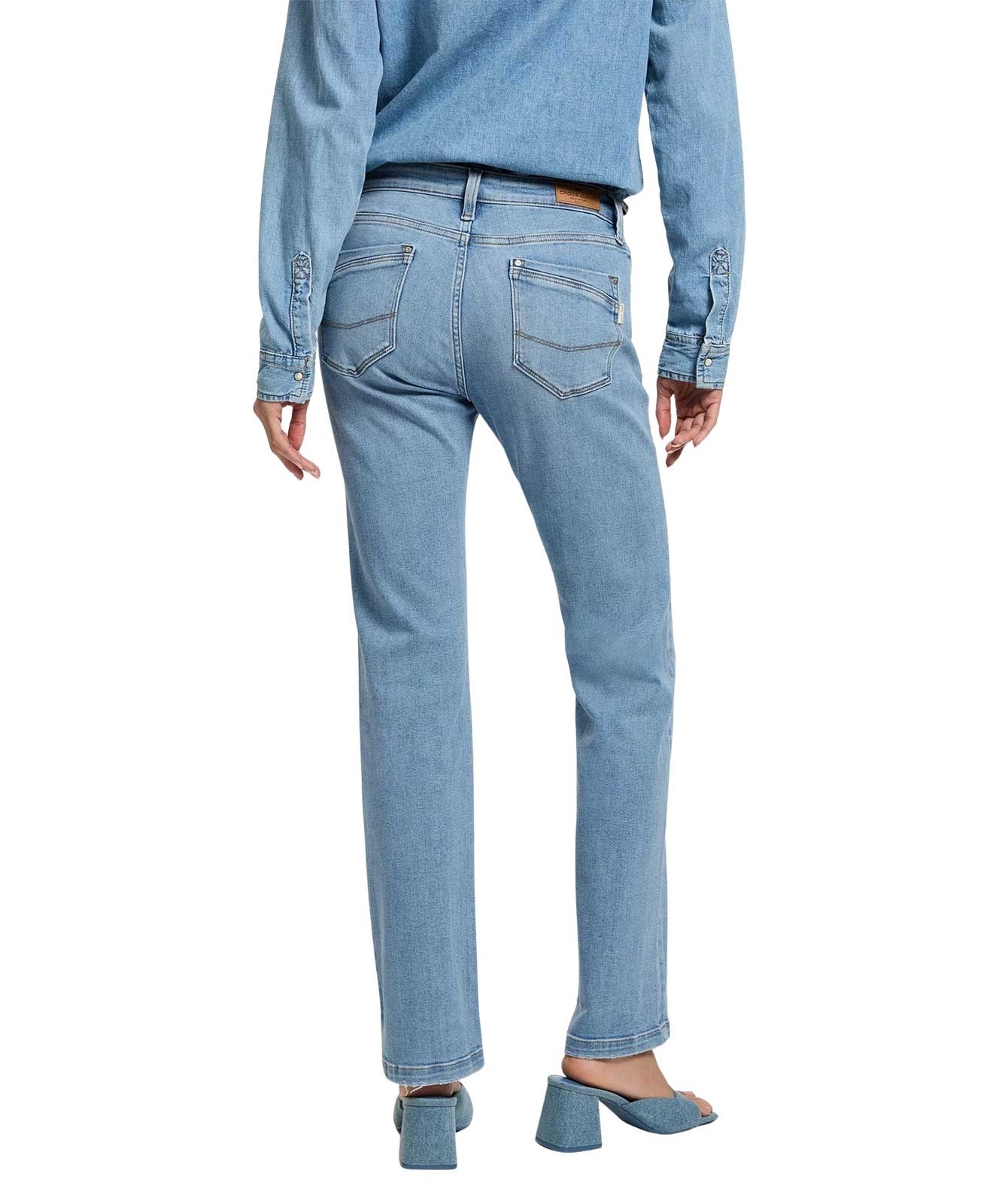 Damen Jeans Lauren von Cross in Light Mid Blue