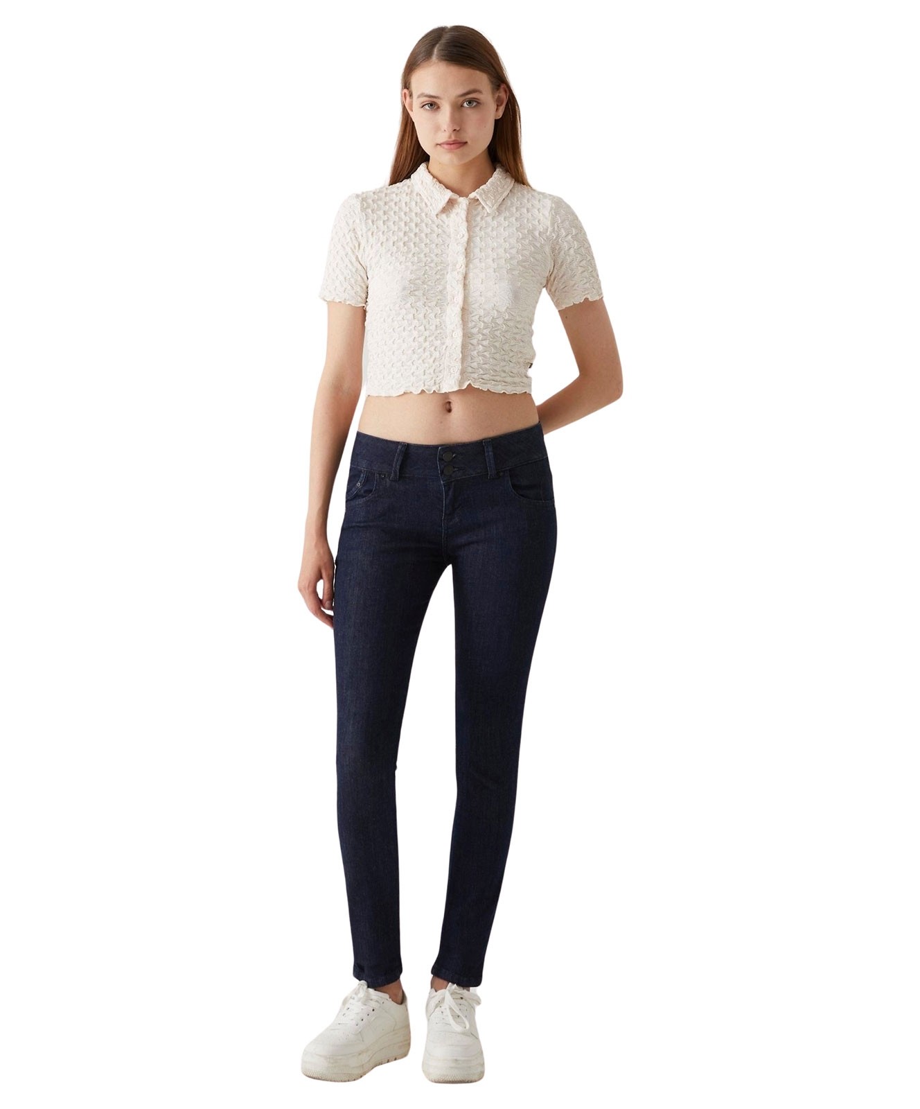 Damen Jeans Molly M von LTB in Rinsed Wash