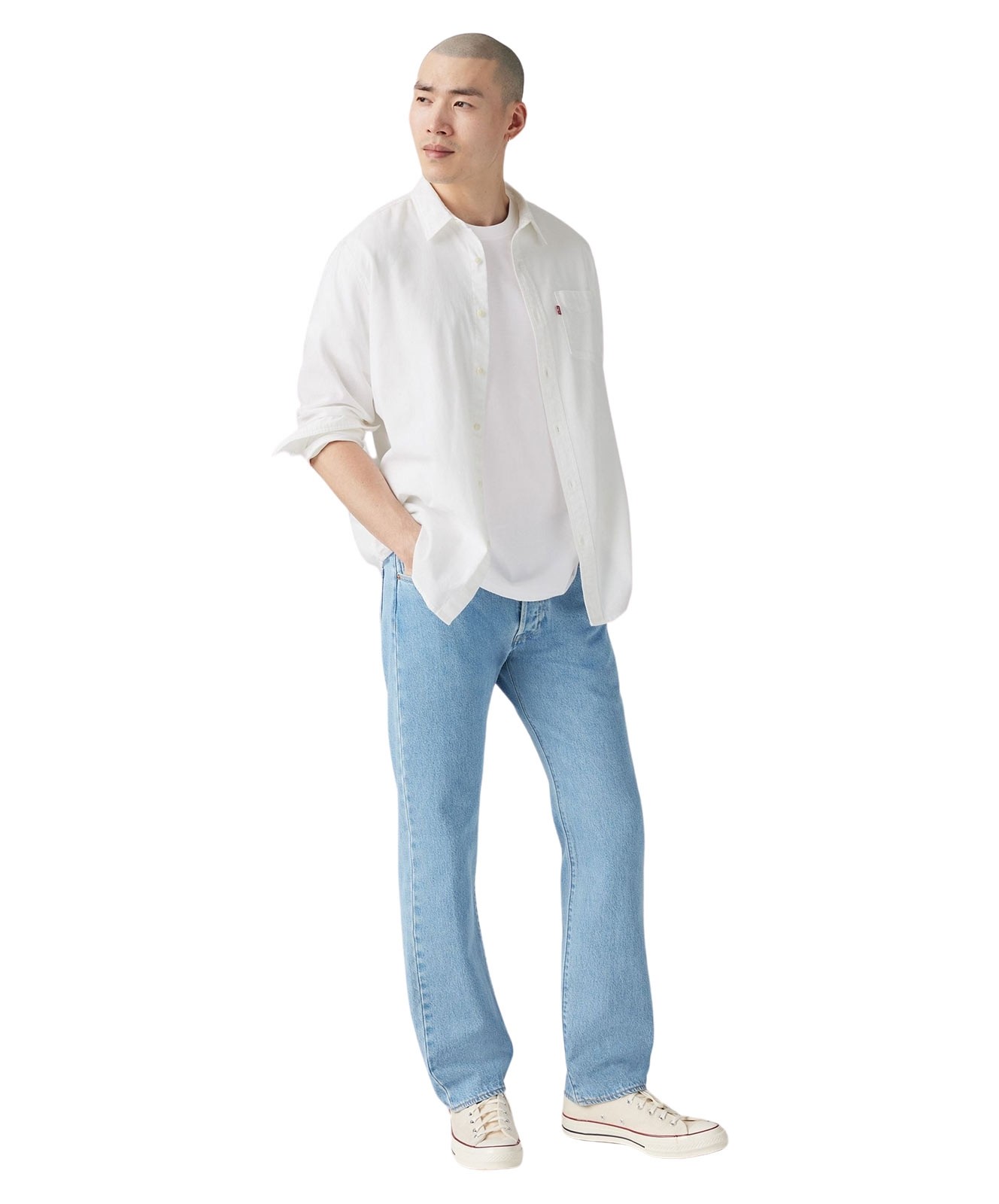 Herren Jeans 501 von Levis in Ferry Building Blue