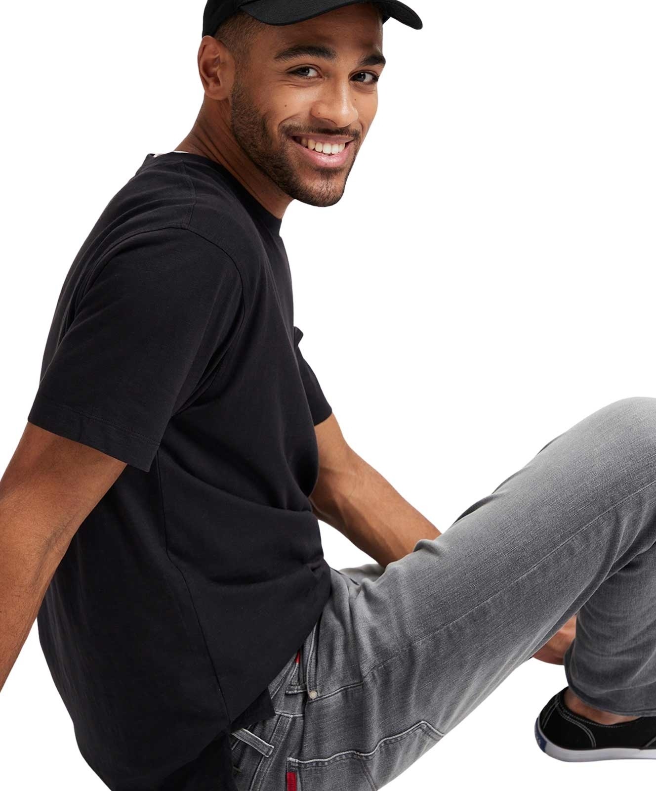 Herren Jeans Damien von Cross in Grey