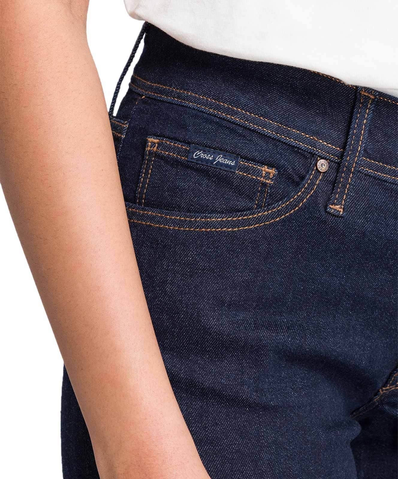 Damen Jeans Anya von Cross in Rinsed