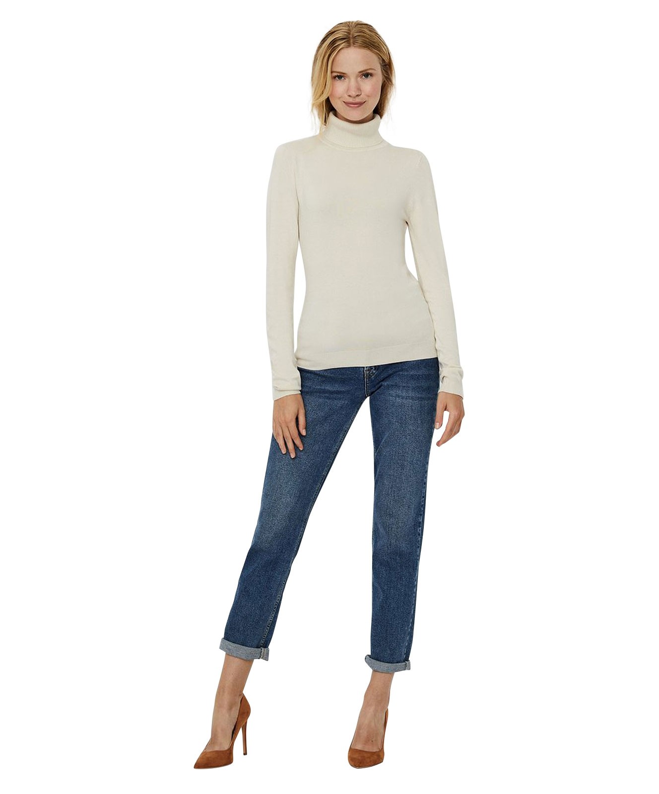 Damen Pullover Glory von Vero Moda in Birch