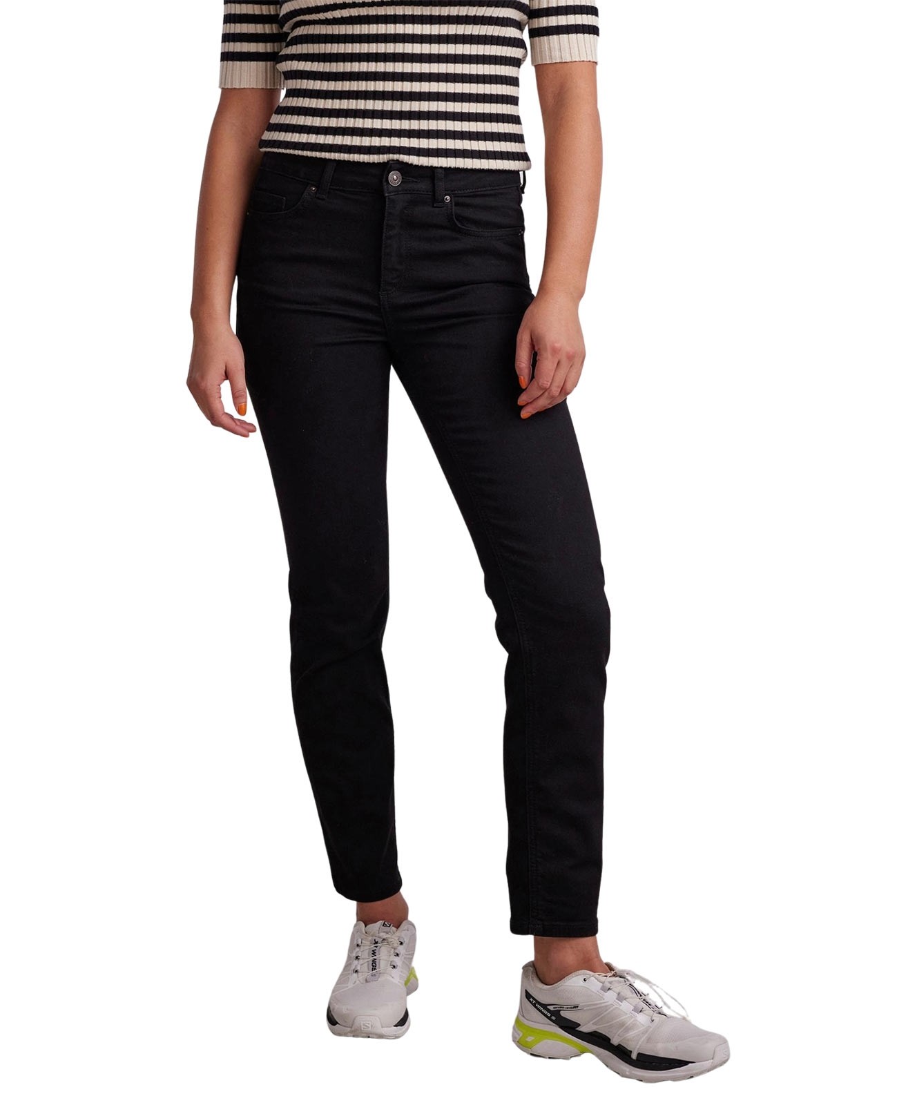 Damen Jeans Delly von Pieces in Black