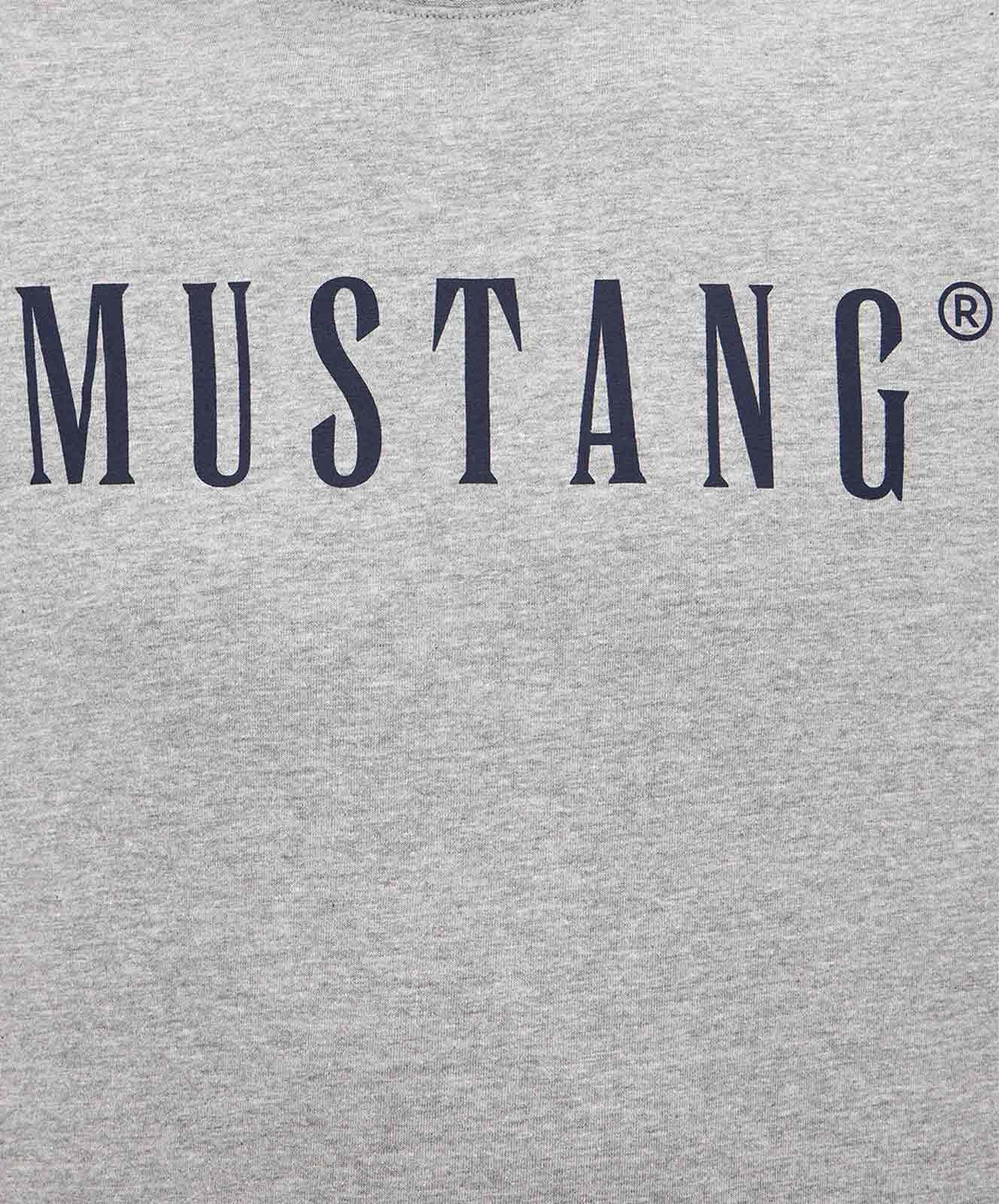 Herren Shirt Austin von Mustang in Mid Grey Melange
