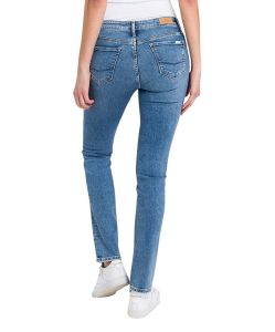 Damen Jeans Anya von Cross in Mid Blue Washed 