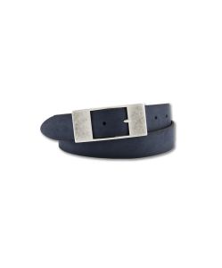 Bernd Götz - blauer Gürtel aus Veloursleder