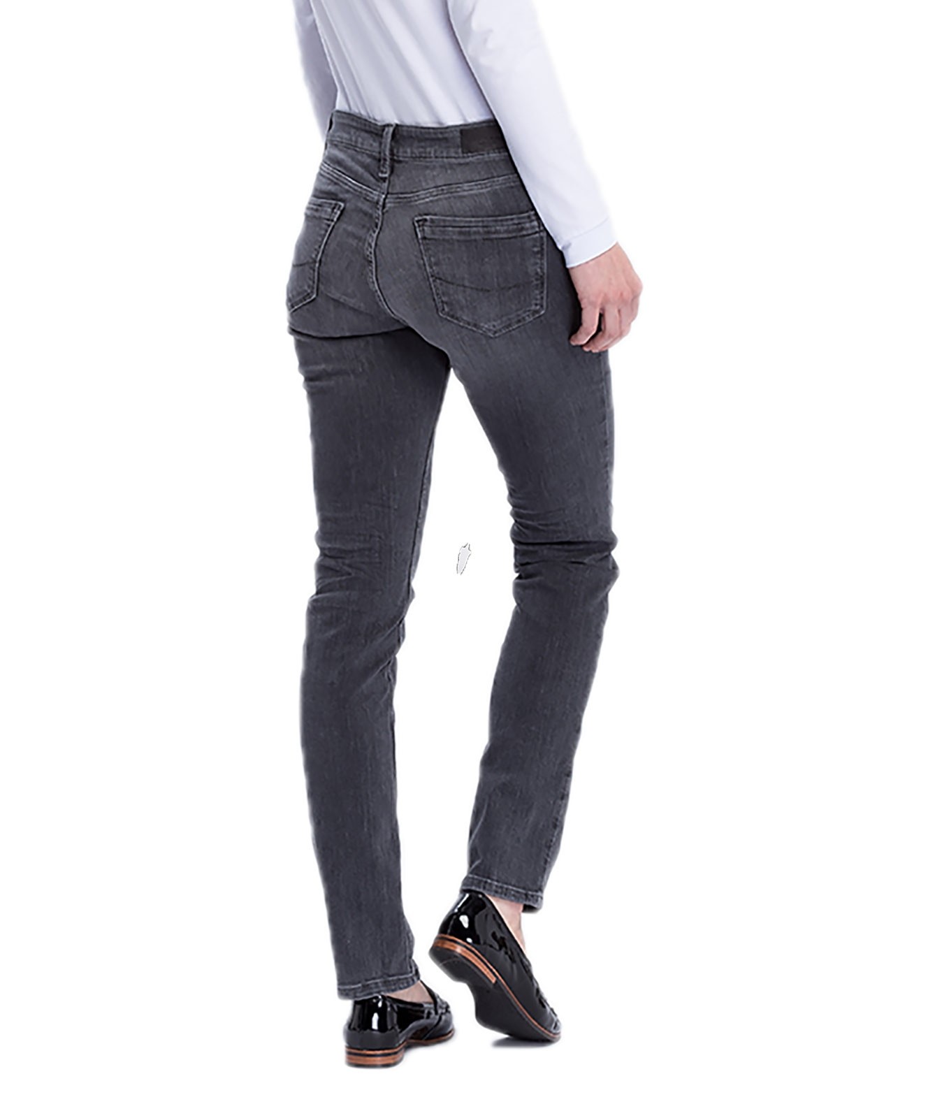 Damen Jeans Anya von Cross in Dark Grey
